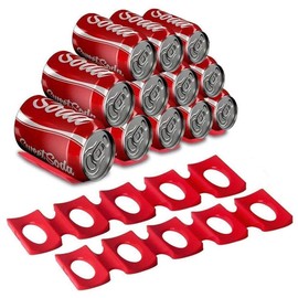 Happy Fox | Bottle and Can Stacker for Fridge,Hold Maximum 15 Bottles, Perfect for Bar Cabinet BBQ Party Pack of .(Red 2)…