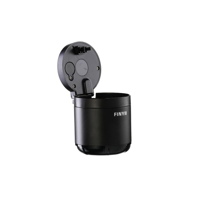 FINYII Ashtray with Lid Smell Proof, Smokeless Ashtray for Cup