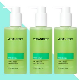 Vegan Effect Green Barley LHA Gel Cleanser 205mlX3 / 비건이펙트 청보리 LHA 젤 클렌저 205mlX3개