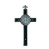 St. Benedict Crucifix with Round St. Benedict Medal Inlay |