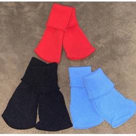 Arianna DOLL SOCKS RED/BLUE/BLACK FITS 18” DOLL SUPER CUTE!!