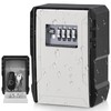 NEWIROVE Large Key Safe Wall Mounted Key Box With Code