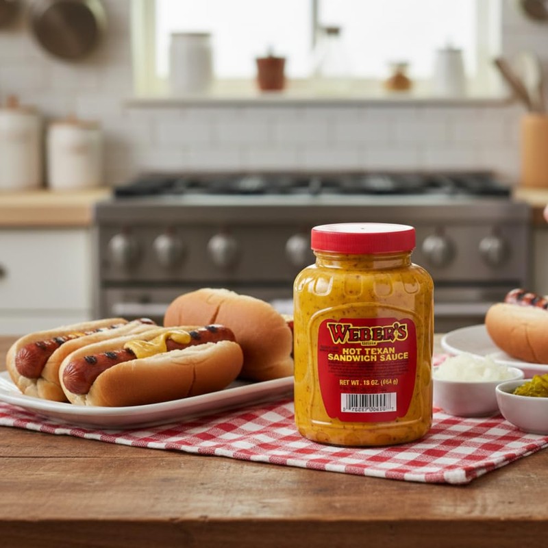Buffalo's Own Weber's Brand Hot Texan Sandwich Sauce - Spicy