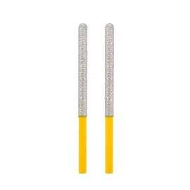 HIGHDRIL Broca de Diamante con Punta de Tuck, 2 Piezas de 4 5/8" de Largo X 1/4" de Punta de Diamante con Purpurina para Eliminación En Húmedo/Seco de Mortero Viejo, Moler/Dar Forma A Mampostería, Pie