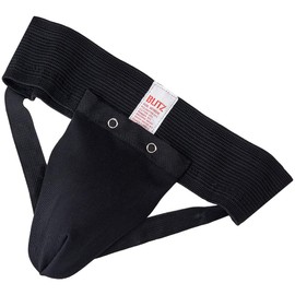 Blitz Standard Male Groin Guard - Black - Senior