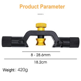GROWORD 8-28.6MM Transverse Armoured Cable Stripper - Double Head FTTH Armored Fiber Cable Stripping Knife, Fiber Optic Slitter Tools - Coaxial Mid Span Round Cable Stripper