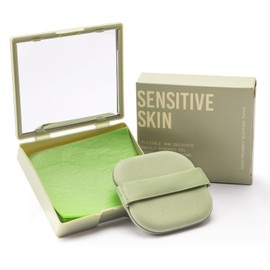 Erinde Oil Blotting Sheets for Face with Mirror and Puff, 100 Sheets Oil Blotting Paper for Oily Skin, Face Oil Absorbing Sheets, Natural Oil Control Film, Absorb Excess Oil, Makeup Friendly