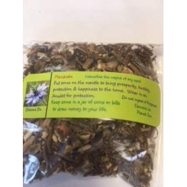 Herbs: Mandrake ~ Organic ~ 1 oz ~ Wicca ~ Ravenz Roost with small pouch and special info on most labels