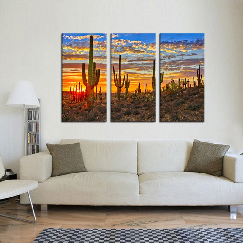 Kreative Arts - Large 3 Piece Canvas Wall Art Beautiful