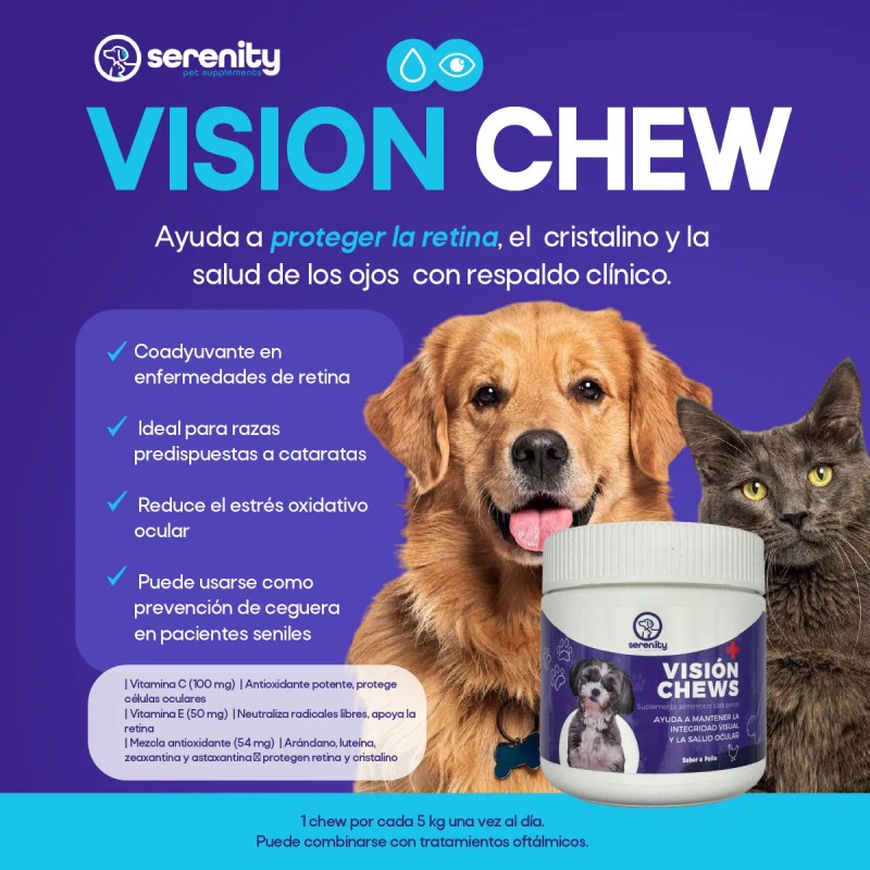 Vision Chews Suplemento Para La Vista De Los Perros