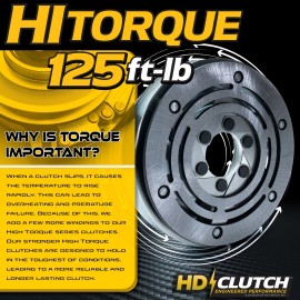 HD Switch HiTorque 130ftlb BIGBearing PTO Clutch For Cub Cadet RZT46 RZT50 RZT54 FMZ50