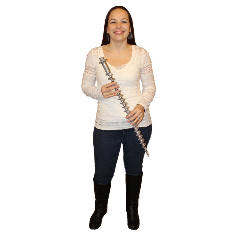 Penetrator 26" Aluminum Screw Earth Anchor-Holds up to 4,500lbs