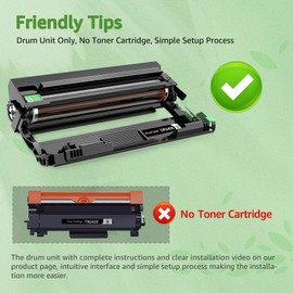 GREENSKY DR2400 Compatible for Brother DR-2400 Drum Unit for Brother HL-L2350DW HL-L2310D HL-L2370DN HL-L2375DW DCP-L2510D DCP-L2530DW MFC-L2710DW MFC-L2710DN MFC-L2750DW L2370DN L2375DW