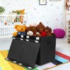 popoly 2 Pack Large Toy Box Chest Storage with Flip-Top