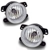 Fog Lights Compatible with Chrysler 300 Chrysler 300 3.5L Touring 2005-2010 PT Cruiser 2006-2009 Dodge Magnum 2005-2008 Journey 2009-2010 Jeep Wrangler 2007-2011 (OE Style Clear Lens w/Bulbs) ATFL0305