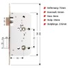 Felgner Profile Cylinder Door Mortice Lock, Lock Case Made of