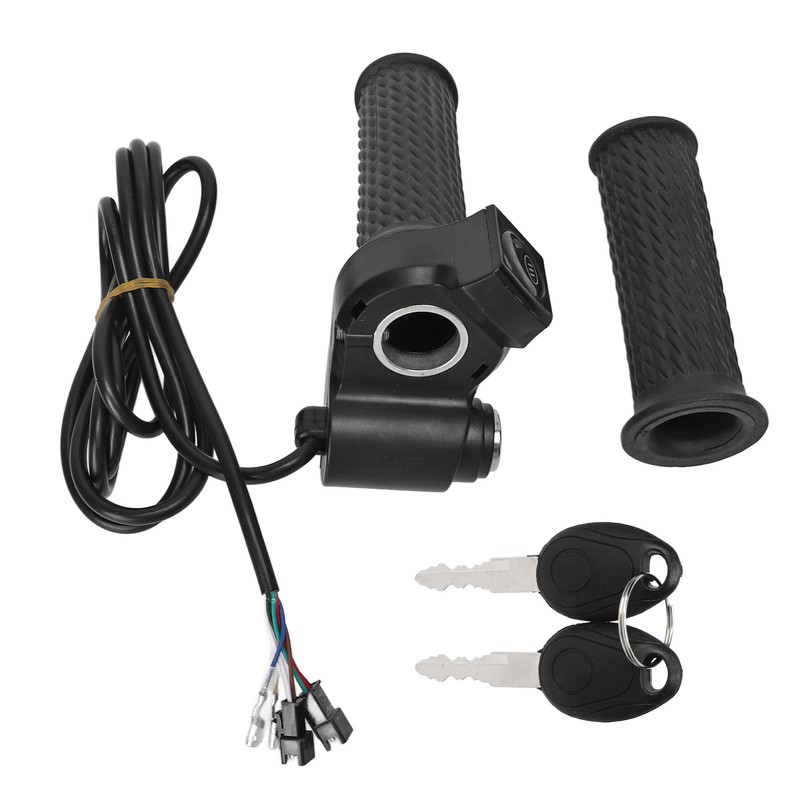 2 PCS Electric Bike Throttle Grip Kit Speed Control Grip
