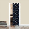 Haciadan Sun Moon Doorway Curtains Blue Star Cosmos Astrology Doorway