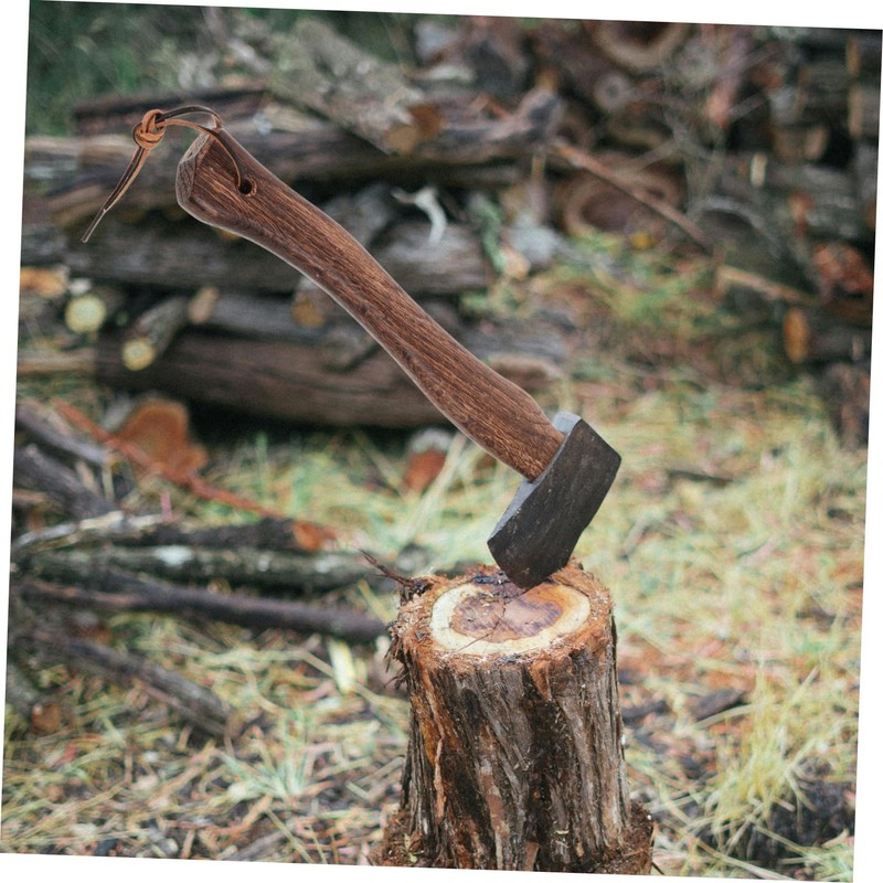 Sosoport 2pcs Sturdy Wooden Axe Handle Comfortable Grip Replacement for