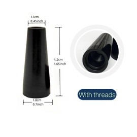 TimelyDu 4PCS Flux Core Gasless Nozzle Welding Kit Flux Core Gasless Nozzle Replacement Welding Gun Troch Welder Accessories