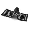 Wireless Silicone Keyboard Foldable Rollup Flexible Keyboard Full Size 107