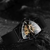 DAXIAOYU Triangle Skeleton Automatic Watch for Men Gold Sports Mechanical
