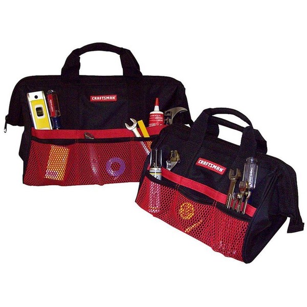 Craftsman 9-37537 Tool Bag Combo, 13"/18"