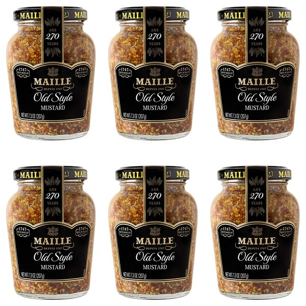 Maille Mustard, Old Style, 7.3 oz, 6 Count