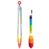 Rainbow Tongs for Cooking, Heat Resistant Stainless Steel Kitchen Tongs
