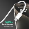 SWOARTINE 2Pack USB C to USB C Charging Cable,for 15