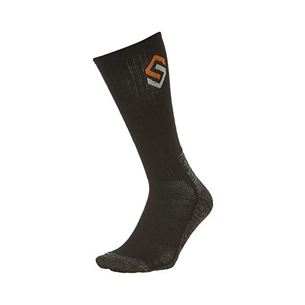 ScentLok Men's Everyday Odor Control Socks (Black, X-Large)
