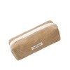 PEILINZE Pencil Case, Pencil Case, Stationery Bag, Makeup Bag, Corduroy