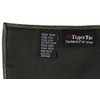 TigerTie Designer Silk Pocket Square in Green Olive Bottle Green