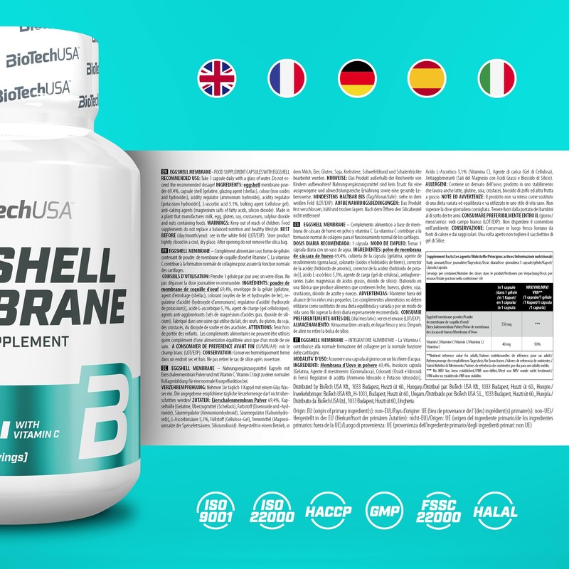 BioTechUSA BioTechUSA Eggshell Membrane - 60 mega caps