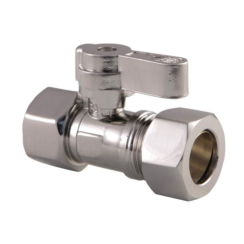 Kingston Brass KF4515SN 1/2" IPS X 5/8" OD Comp Straight