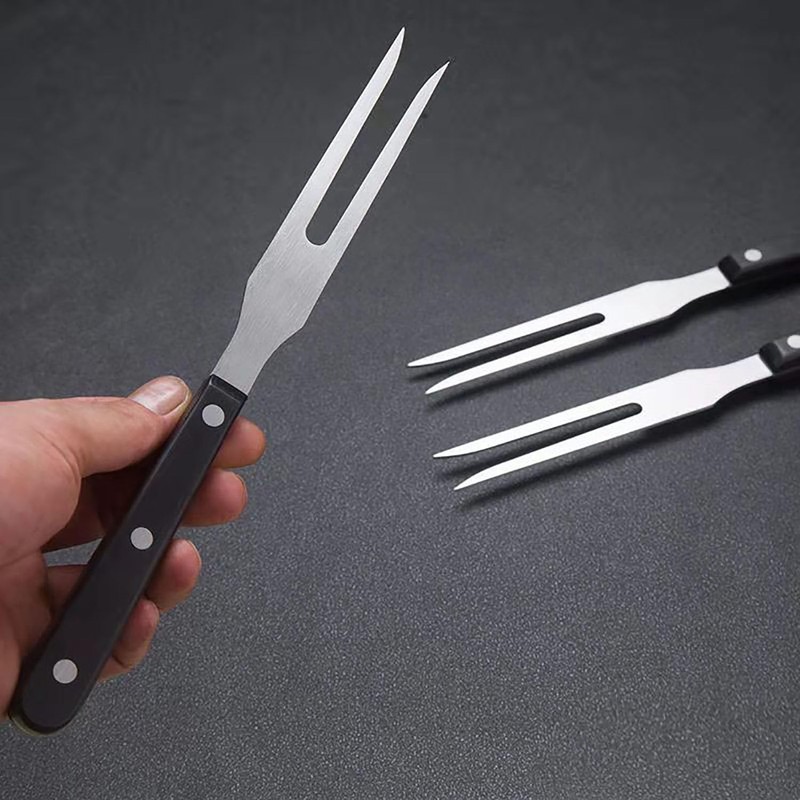 Meat Forks, 2 Prong Cooking Forks, Stainless Steel Carving Fork