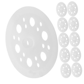 ABOOFAN 200pcs White Plastic Insulation Washers for Foam Board Support Load Distribution Polypropylene Gaskets for Reliable Fastening Construction and Renovation