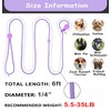 Slip Lead 6FT Slip Leash for Dogs No Pull Dog