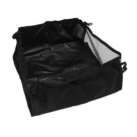 Under Seat Rollator Bag, Wheelchair Underneath Storage Carrier with 600D Oxford Cloth, Detachable and Movable Wheelchair Underneath Bag for Rollator Walker(Black)