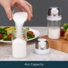 KTCHENDAO 2 in 1 Glass Salt Shaker with Side Pour