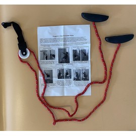 Therapist’s Choice® Shoulder Pulley, Over The Door: Includes Basic Exercise Guide (Red)