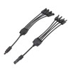 One Pair Solar Panel Adapter Y Branch 1 to 4