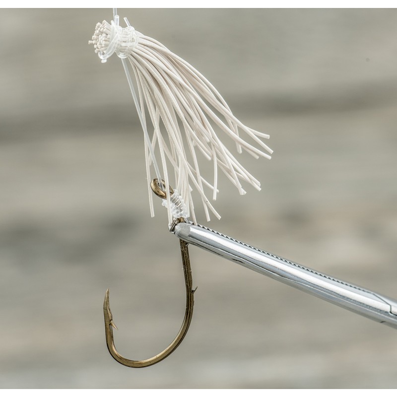 SE 6.25-Inch Stainless Steel Straight Forceps - Self-Locking, Serrated Tip