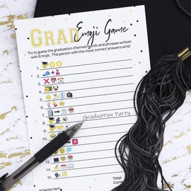 DISTINCTIVS Graduation Party Emoji Game - 25 Players