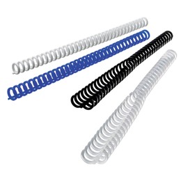 GBC ClickBind Binding Spines 16mm A4 Black (145 Sheets Capacity, Pack of 50)
