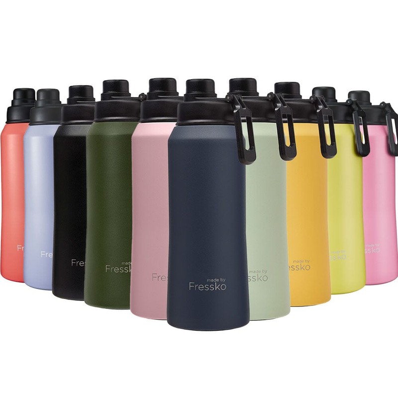 Fressko Insulated Stainless Steel Bottle Sip Lid 1L, Coal