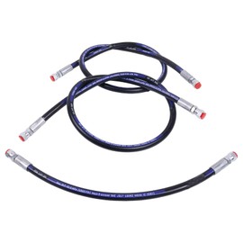 Chamixx 1/4 x 42 and 1/4 x 16 Heavy Duty Snow Plow Hose Set Compatible with Fisher 56591 56592 Western 56616 56617