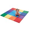 ECR4Kids SoftZone Square Dance Activity Mat, Folding Playmat, Assorted