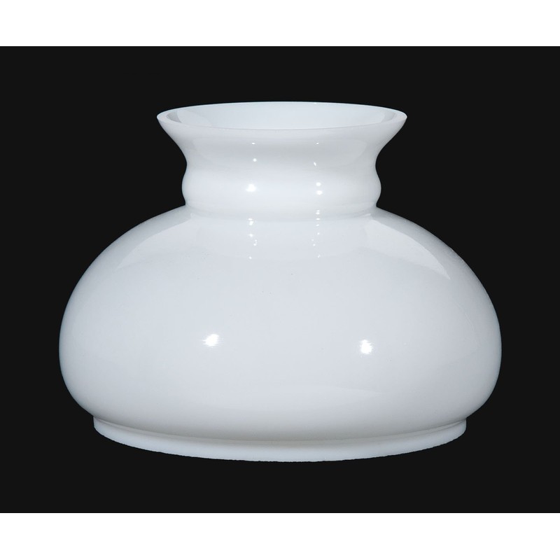 B&P Lamp Opal White Plain Style Student Shade