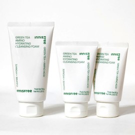 Innisfree Green Tea Amino Moisture Cleansing Foam 150g +150g / 이니스프리 그린티 아미노 수분 클렌징 폼 150g +150g